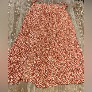 Floral Red Women's Sun dress